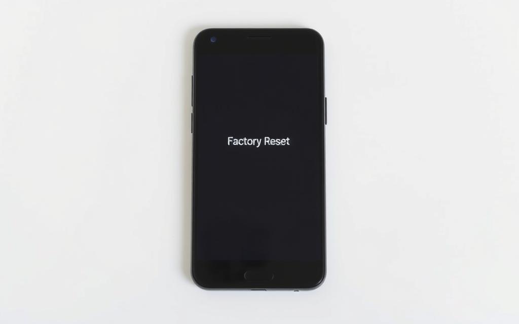 factory reset android